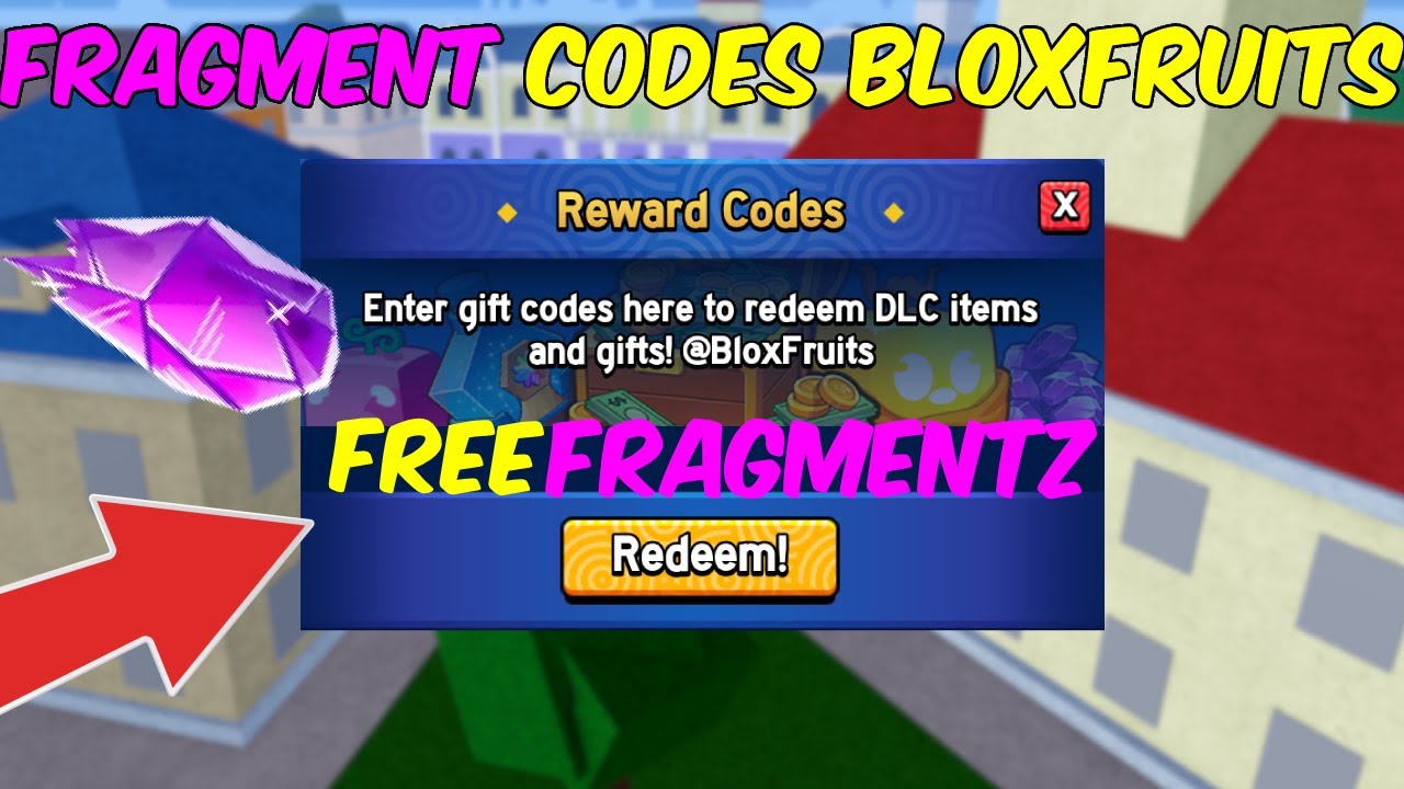 code blox fruit fragment