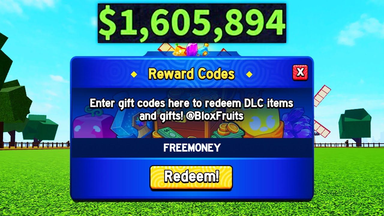 code blox fruit money