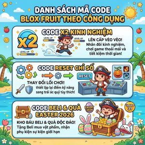 Code Blox Fruit Update 31 Mới Nhất 2026