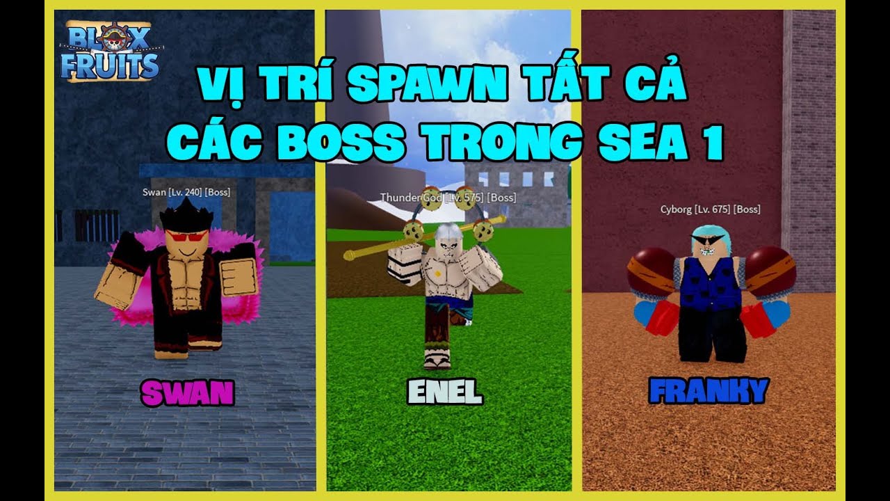 danh sách boss blox fruit