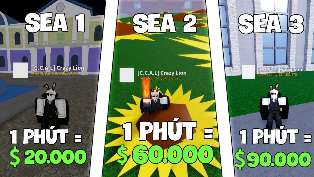 Cách Farm Level Sea 3 & Kiếm Beli Nhanh 2026